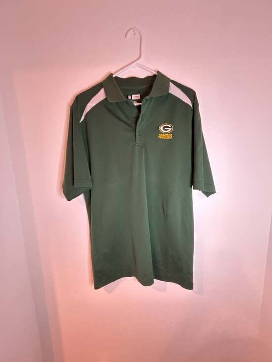 NFL Team Apparel Other - Green Bay Packers NFL Team Apparel Polo Shirt - Green - M